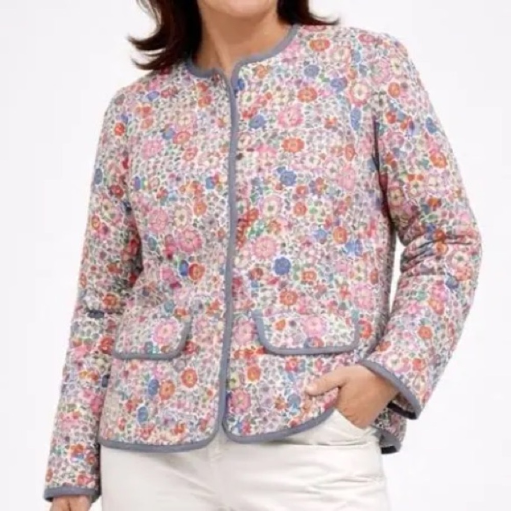 Talbots | Multicolor Floral Jacket - Picture 2 of 6